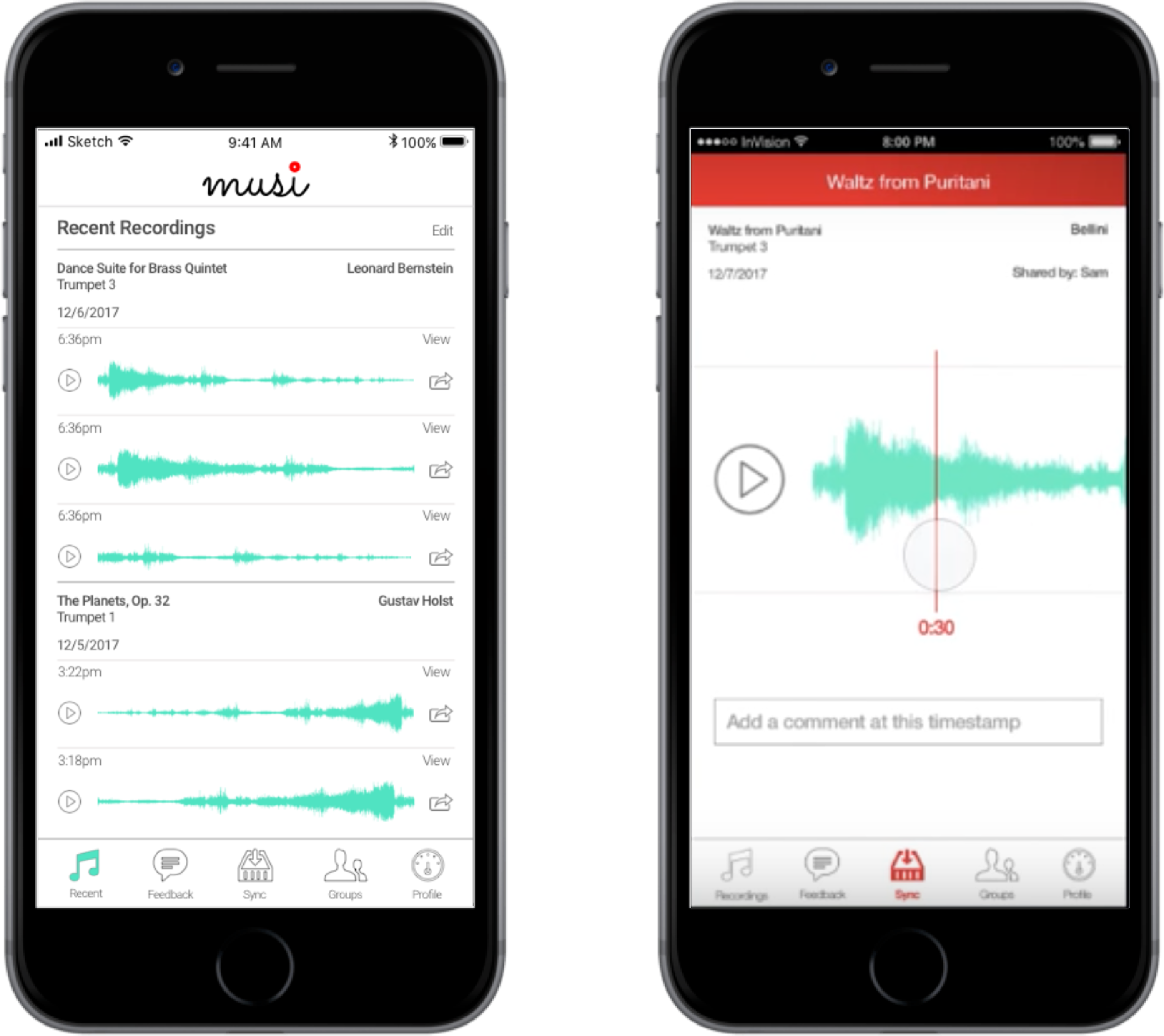 Mobile interface